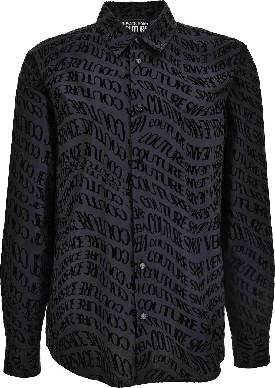 Versace Jeans Couture Shirts Black Zwart
