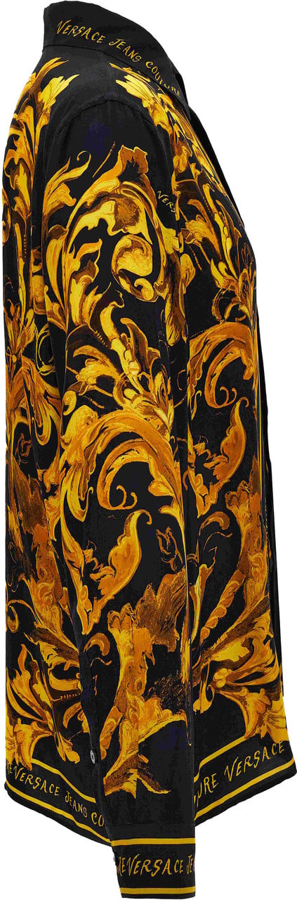 Versace Jeans Couture Shirts Black Zwart