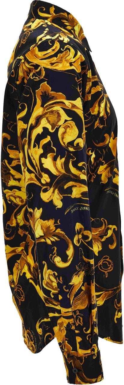 Versace Jeans Couture Shirts Black Zwart