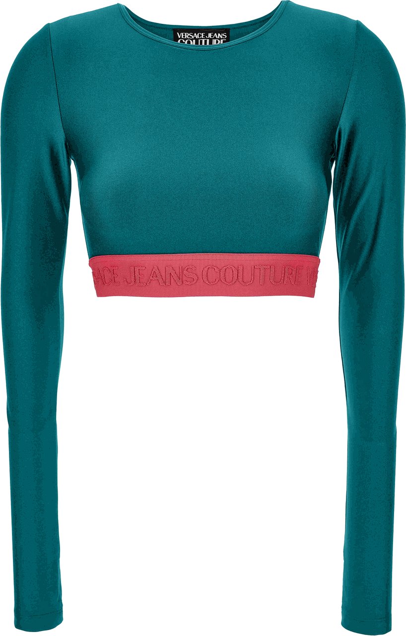 Versace Jeans Couture T-Shirts And Polos Blue Blauw