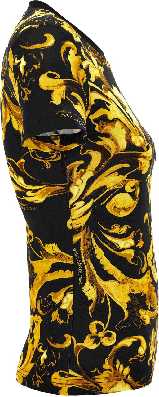 Versace Jeans Couture T-Shirts And Polos Black Zwart