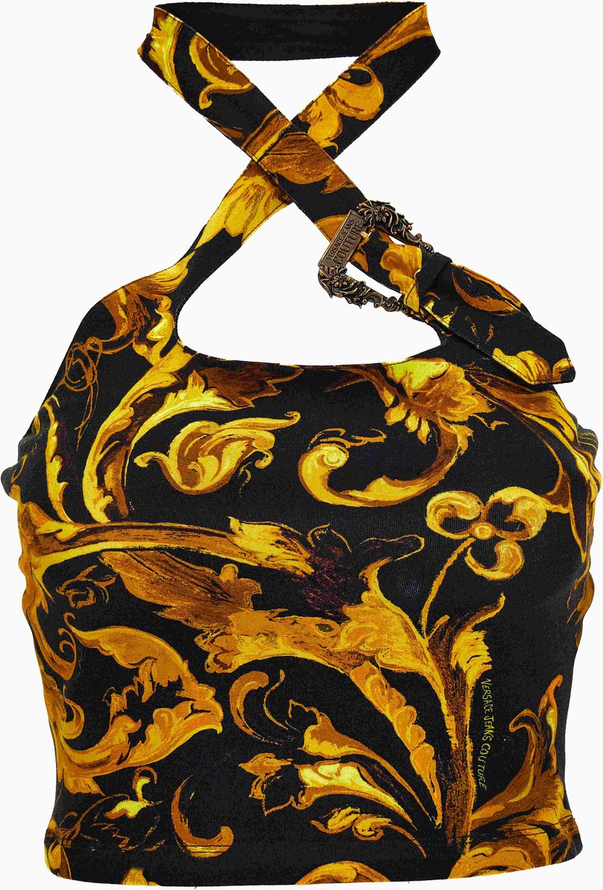 Versace Jeans Couture Top Black Zwart