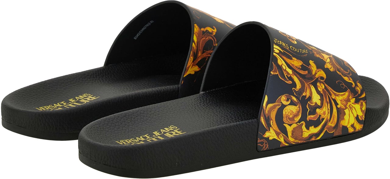 Versace Jeans Couture Sandals Black Zwart