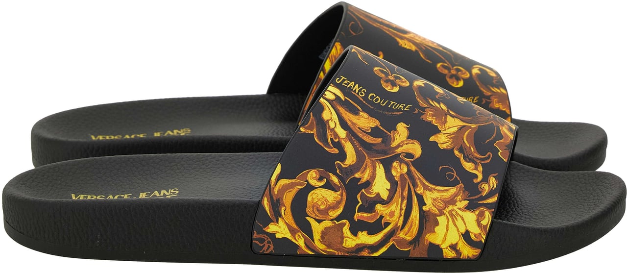 Versace Jeans Couture Sandals Black Zwart