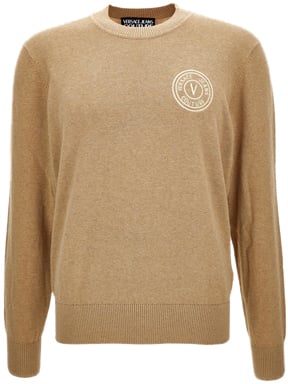Versace Jeans Couture Sweaters Brown Bruin