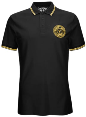 Versace Jeans Couture T-Shirts And Polos Black Zwart