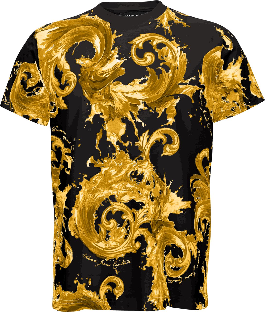 Versace Jeans Couture T-Shirts And Polos Black Zwart