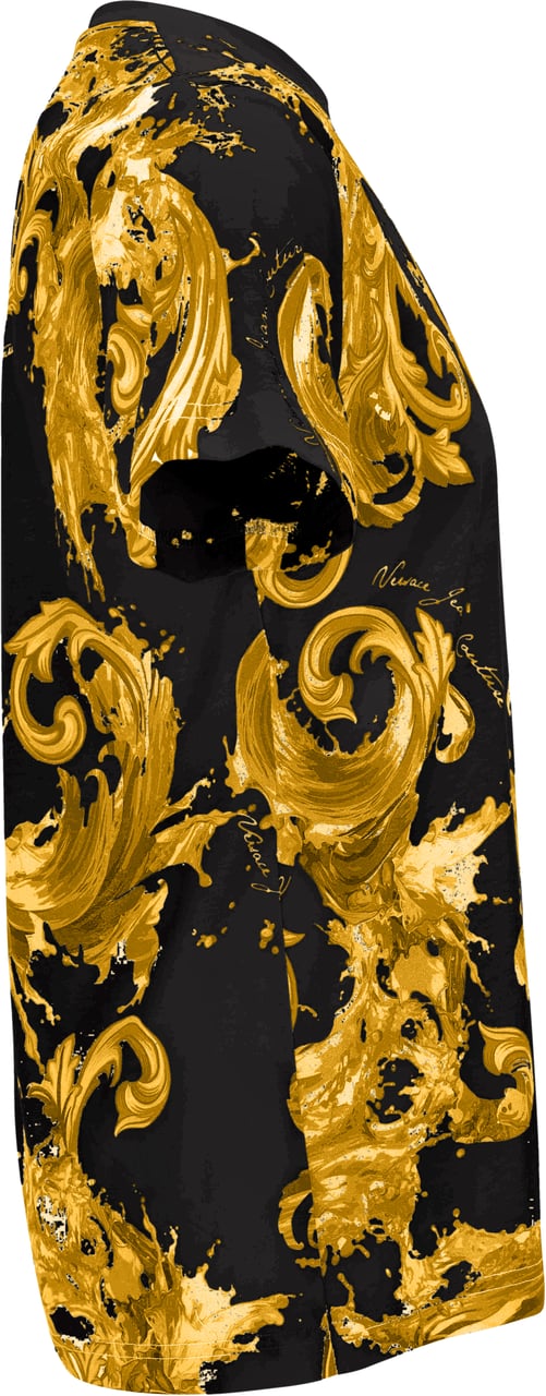 Versace Jeans Couture T-Shirts And Polos Black Zwart