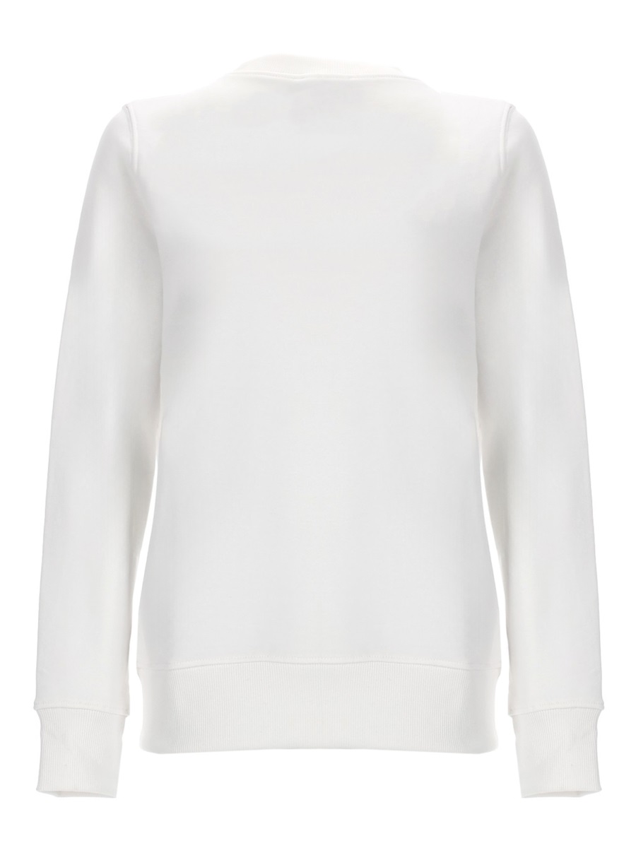 Versace Jeans Couture Lavender Lettering Cotton Sweatshirt Wit