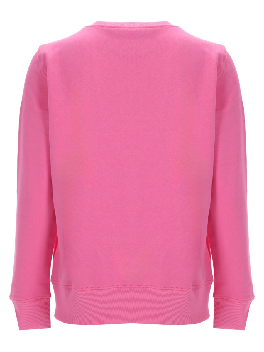 Versace Jeans Couture Crew Neckline Embroidered Logo Sweatshirt Roze