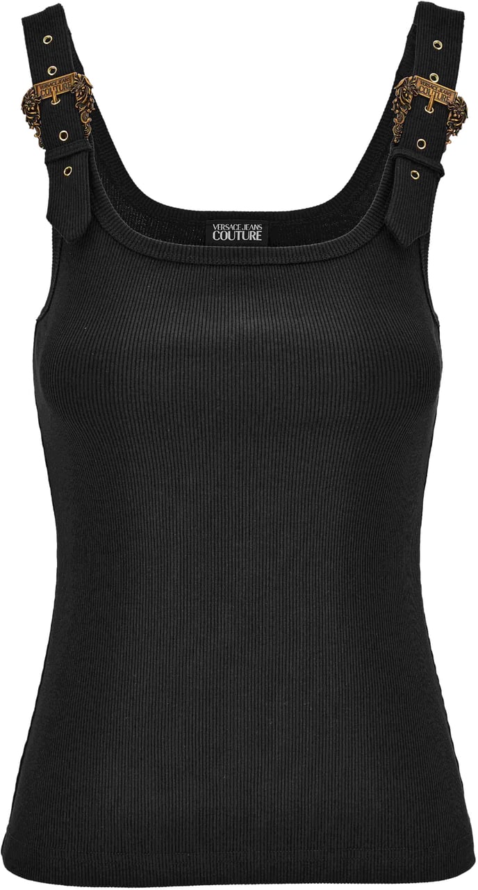 Versace Jeans Couture Top Black Zwart