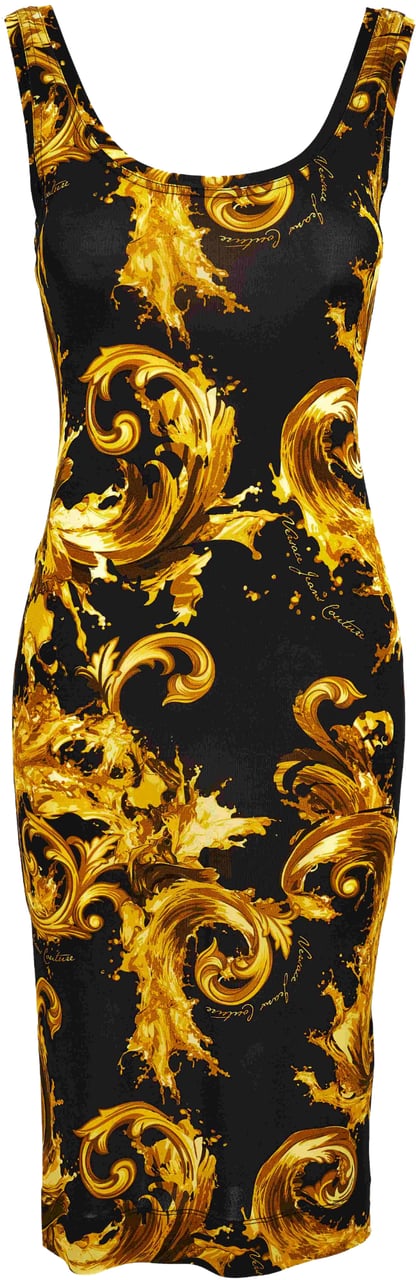 Versace Jeans Couture Dresses Black Zwart