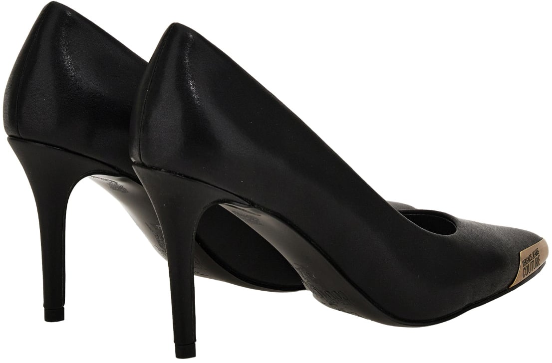 Versace Jeans Couture High Heel Shoes Black Zwart