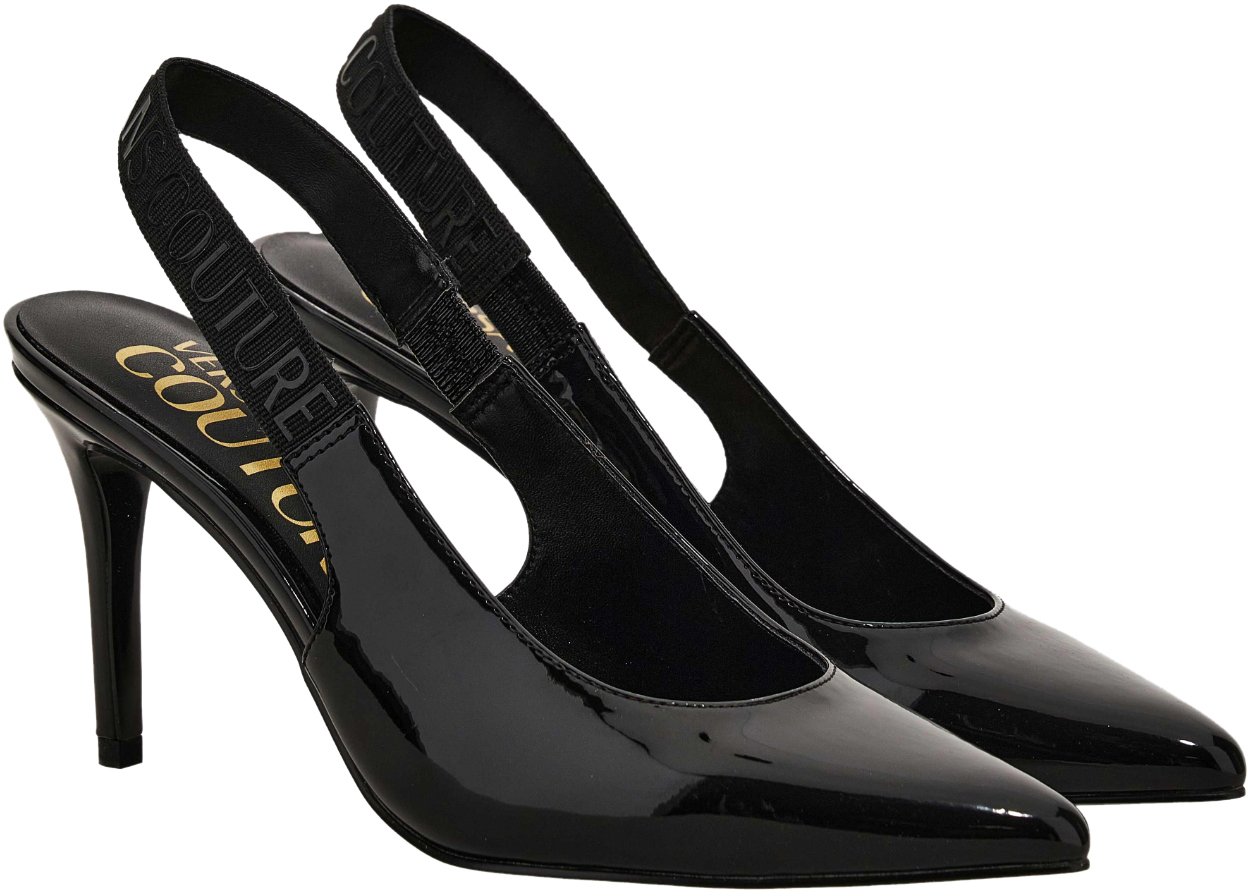 Versace Jeans Couture Flat Shoes Black Zwart
