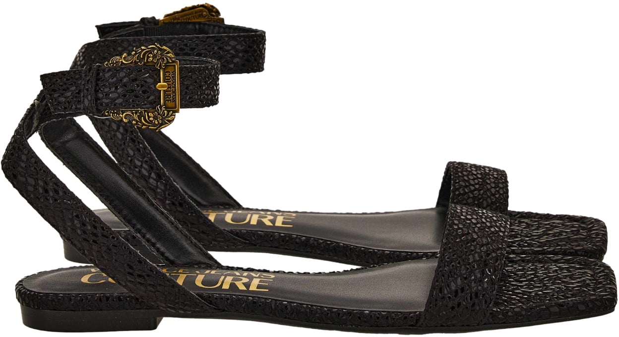 Versace Jeans Couture Sandals Black Zwart