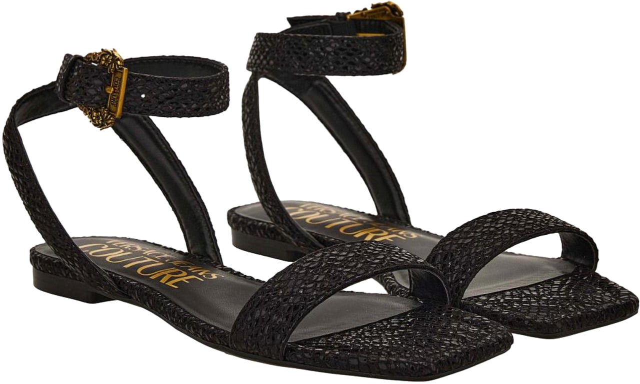 Versace Jeans Couture Sandals Black Zwart