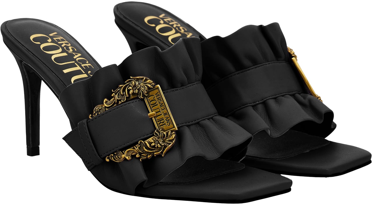 Versace Jeans Couture Sandals Black Zwart