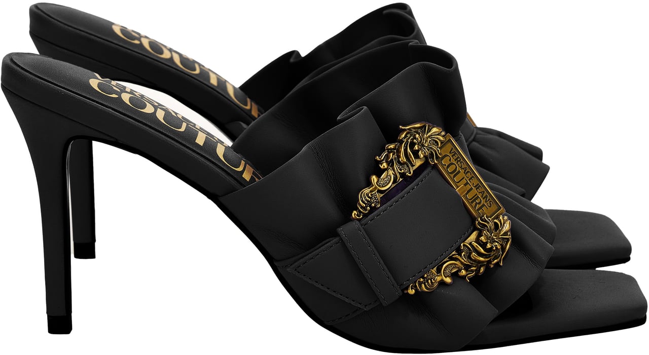 Versace Jeans Couture Sandals Black Zwart