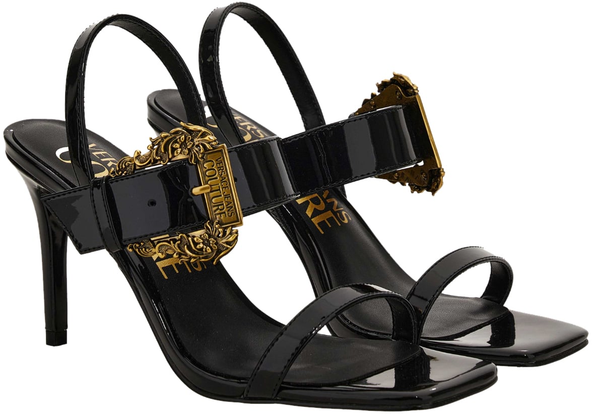 Versace Jeans Couture Sandals Black Zwart