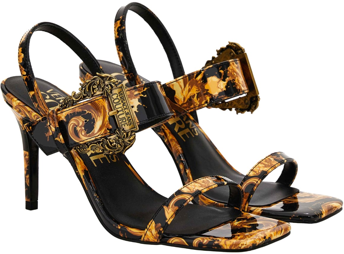 Versace Jeans Couture Sandals Black Zwart