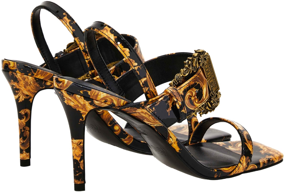 Versace Jeans Couture Sandals Black Zwart