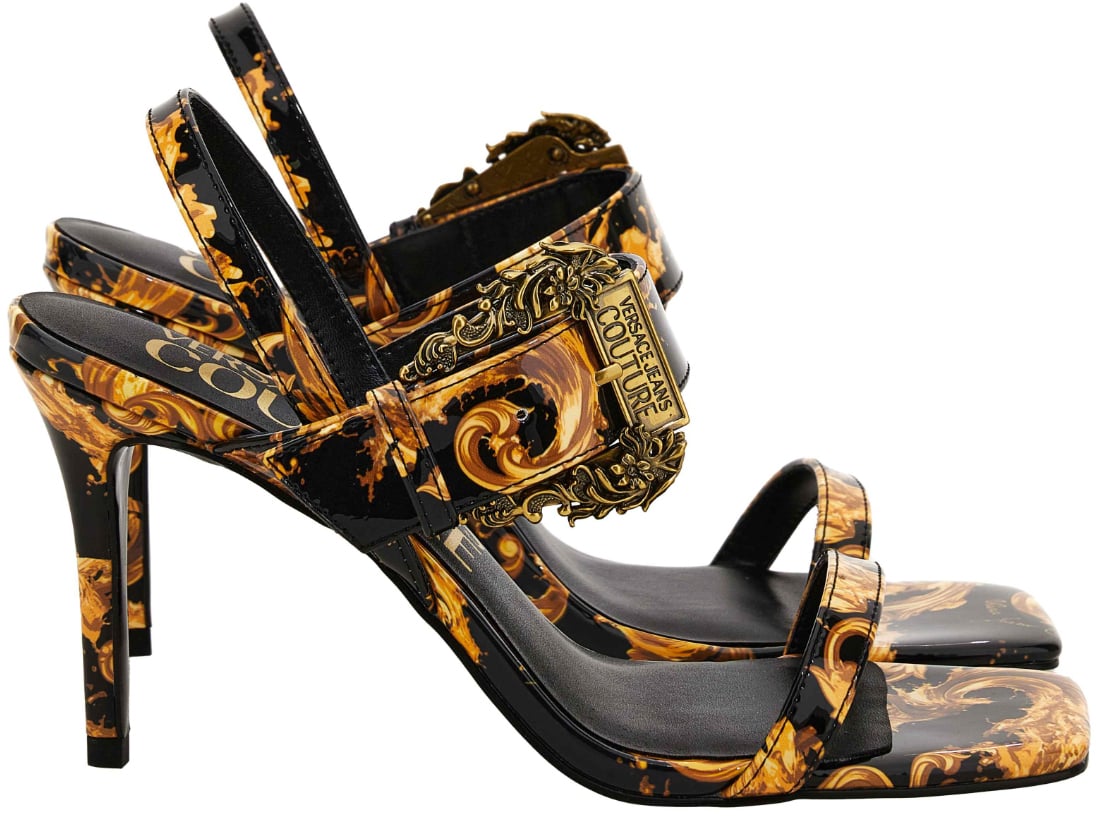 Versace Jeans Couture Sandals Black Zwart