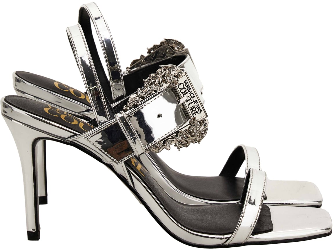 Versace Jeans Couture Sandals Silver Zilver