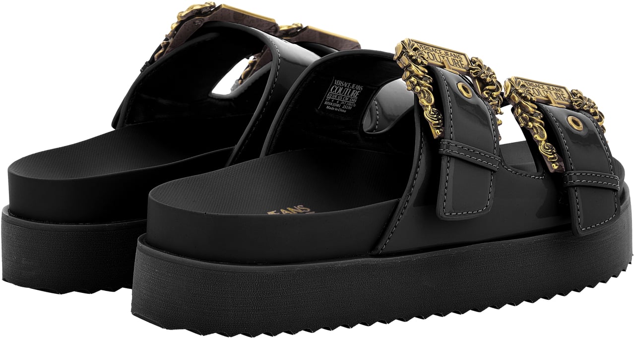 Versace Jeans Couture Sandals Black Zwart