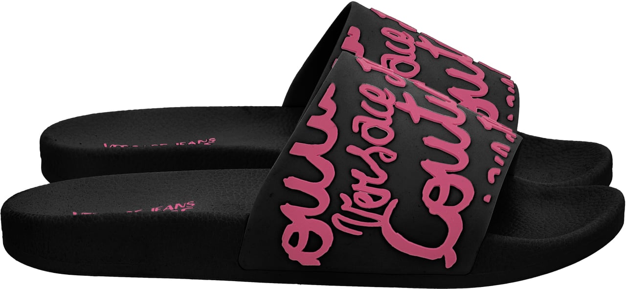 Versace Jeans Couture Sandals Black Zwart