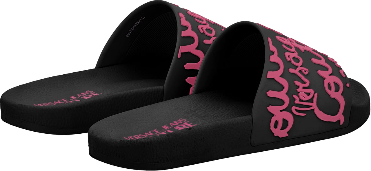 Versace Jeans Couture Sandals Black Zwart