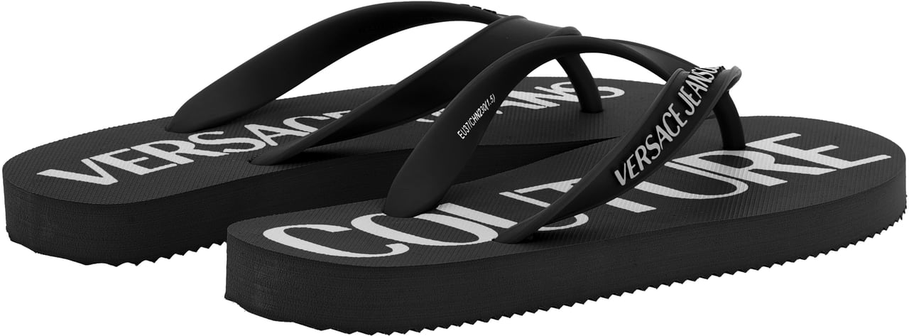 Versace Jeans Couture Sandals Black Zwart
