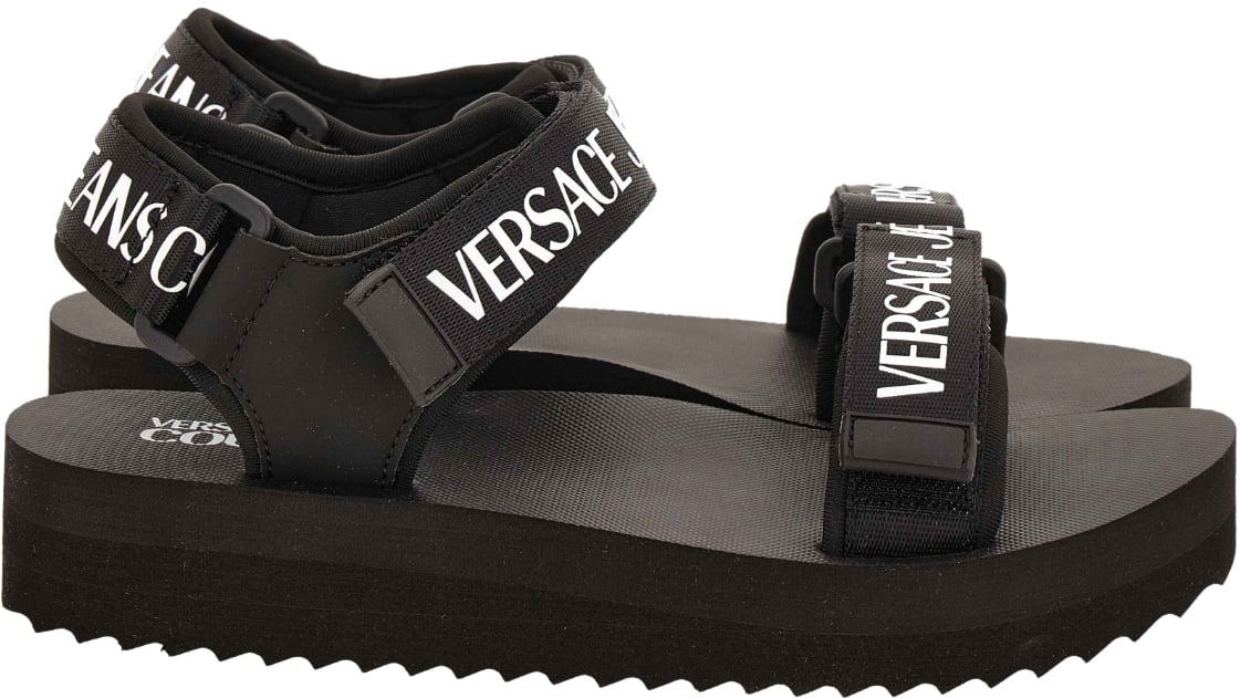 Versace Jeans Couture Sandals Black Zwart