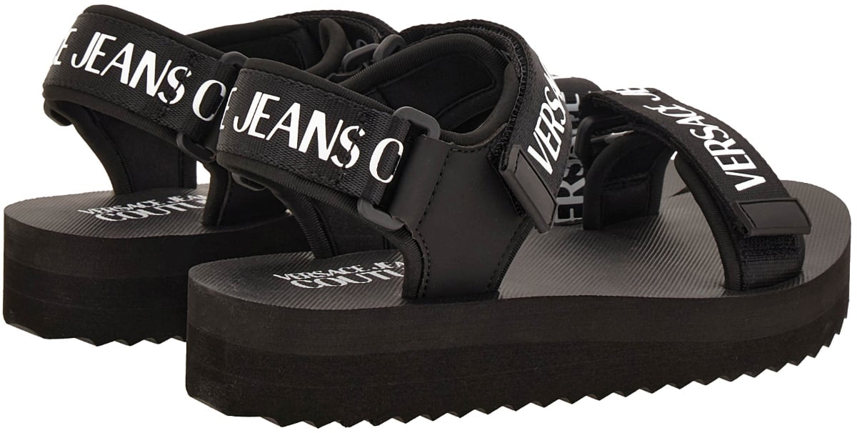 Versace Jeans Couture Sandals Black Zwart