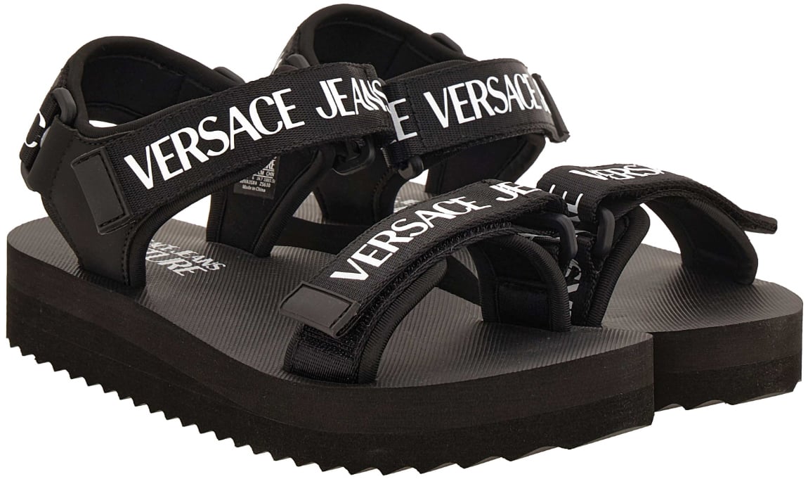 Versace Jeans Couture Sandals Black Zwart