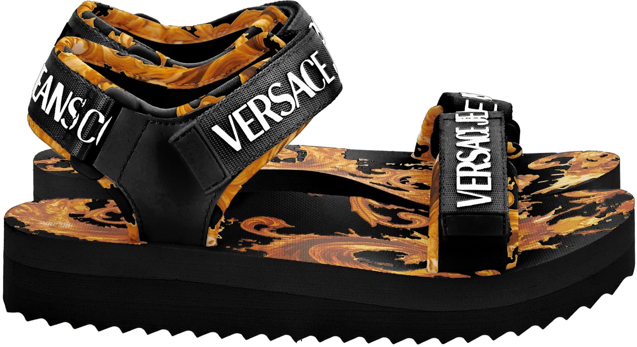 Versace Jeans Couture Sandals Black Zwart