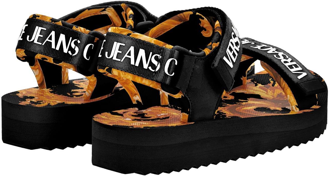 Versace Jeans Couture Sandals Black Zwart