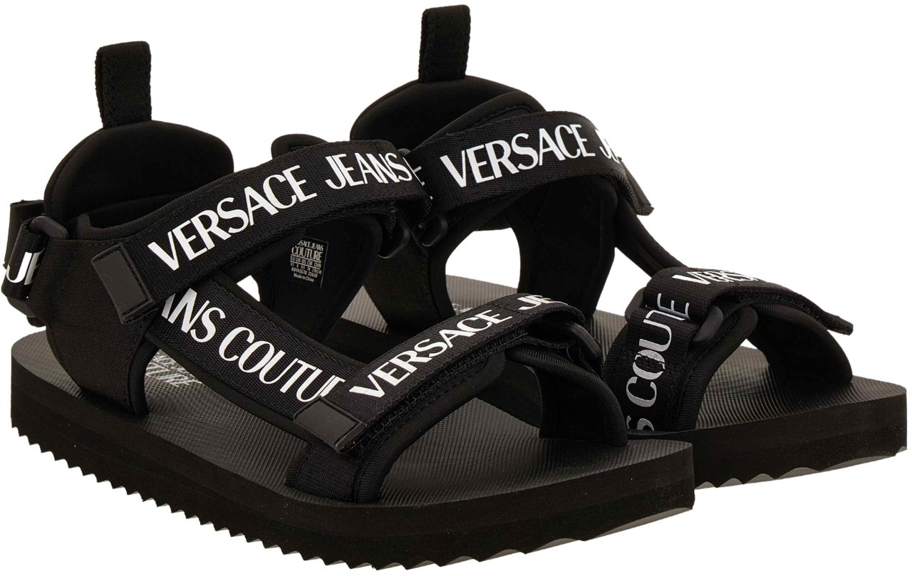 Versace Jeans Couture Sandals Black Zwart