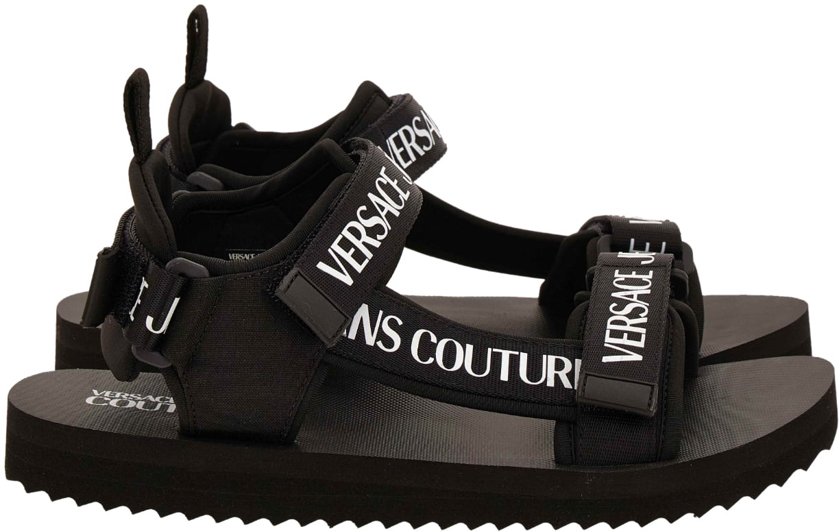 Versace Jeans Couture Sandals Black Zwart