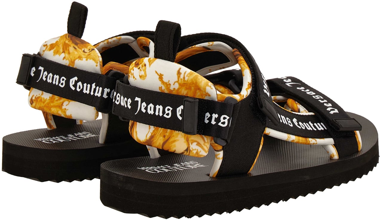 Versace Jeans Couture Sandals Black Zwart