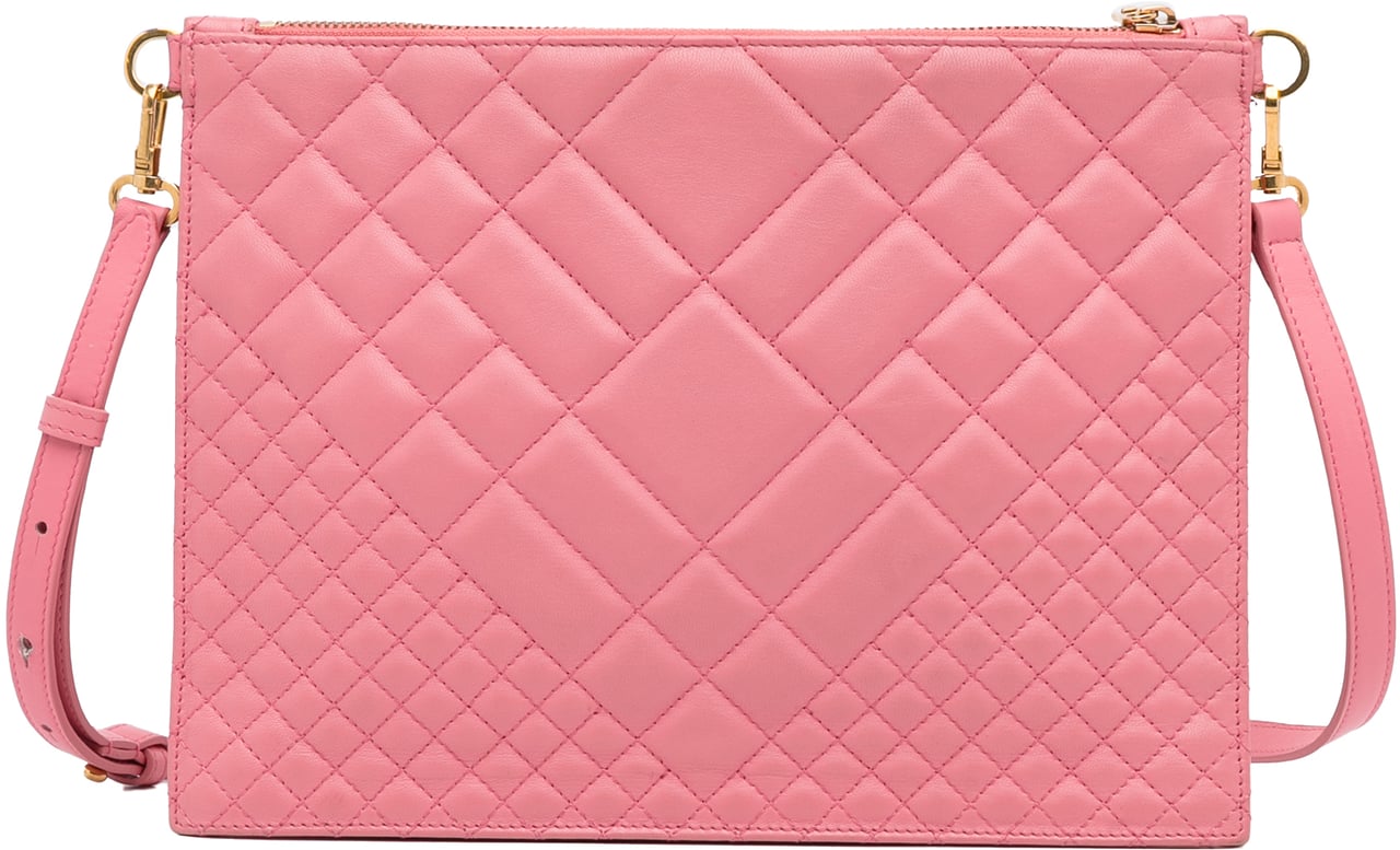 Versace Quilted Medusa Crossbody Roze