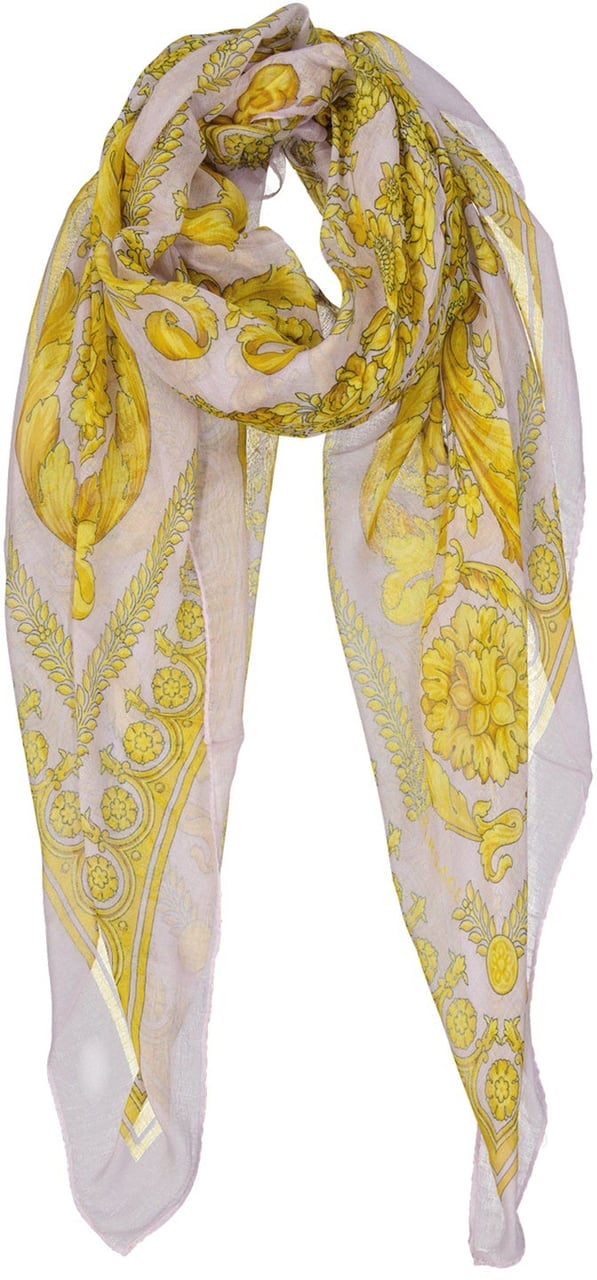 Versace VERSACE Foulard Square Scarf Roze