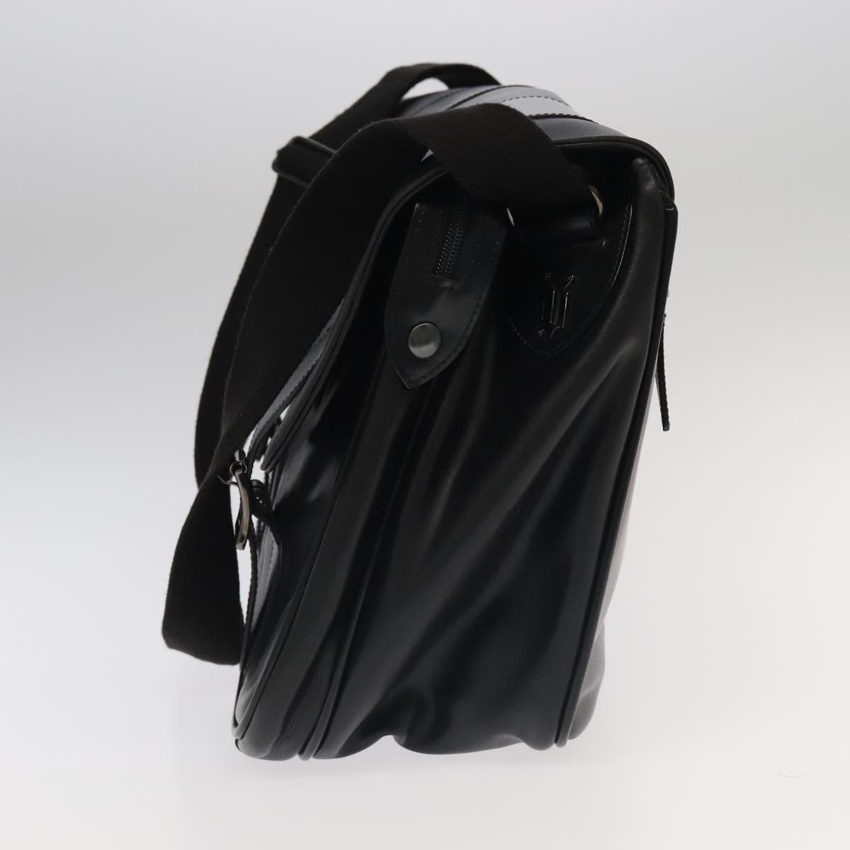 Versace Versace Messenger Bag Leather Zwart