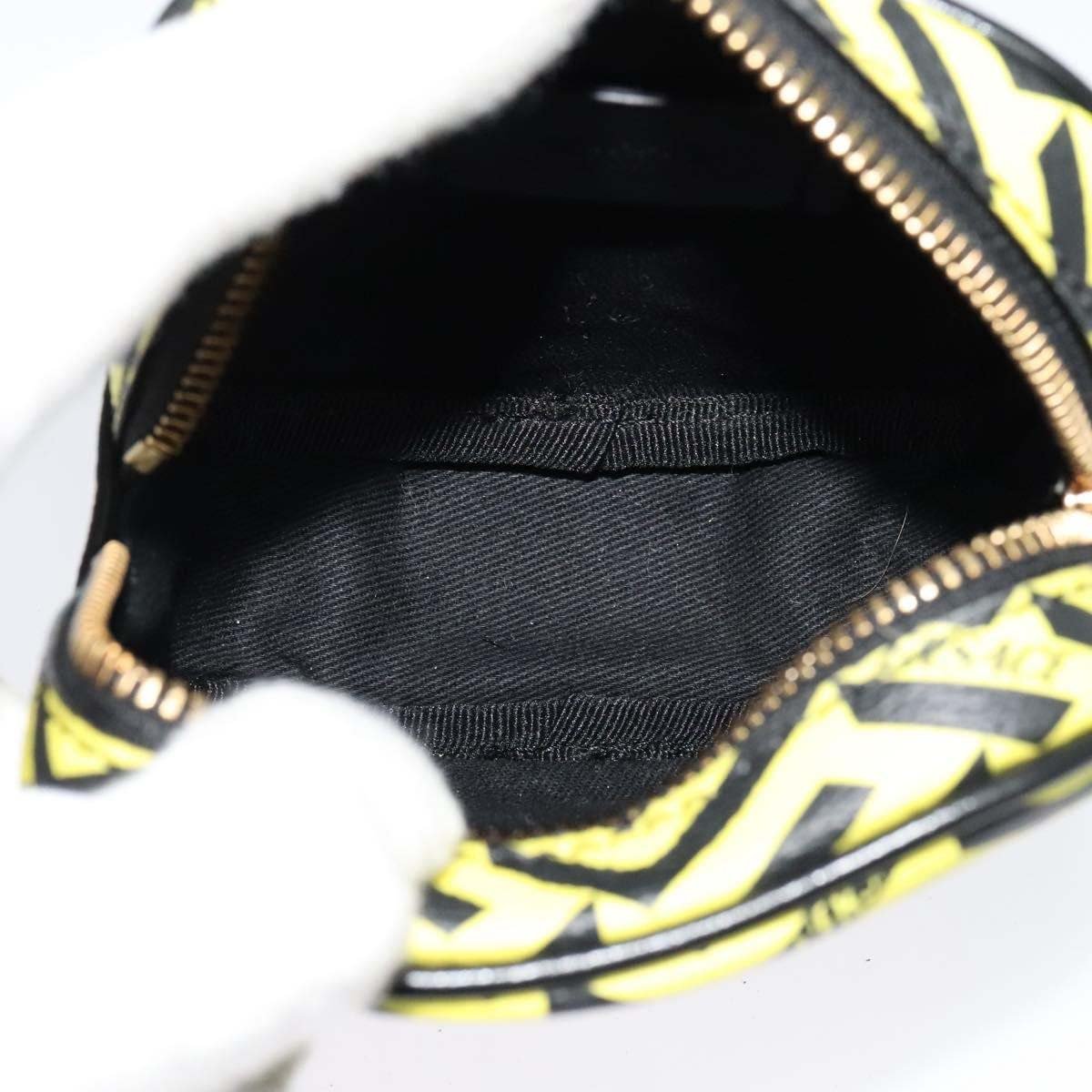 Versace Vintage Clutch Leather Geel
