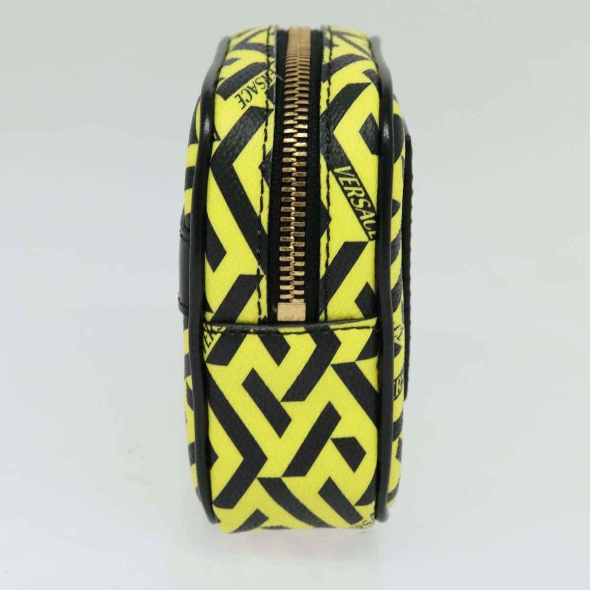 Versace Vintage Clutch Leather Geel