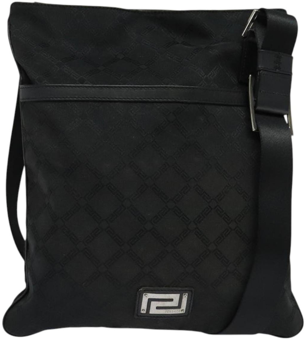 Versace Versace Messenger Bag Canvas Zwart