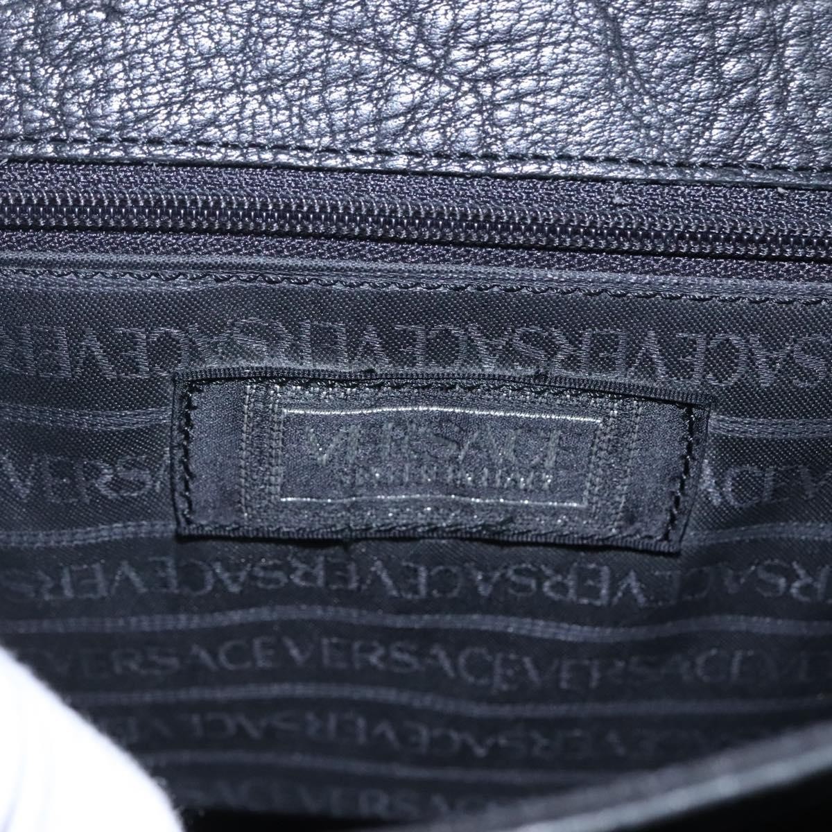 Versace Versace Vintage Sun handbag Leather Zwart