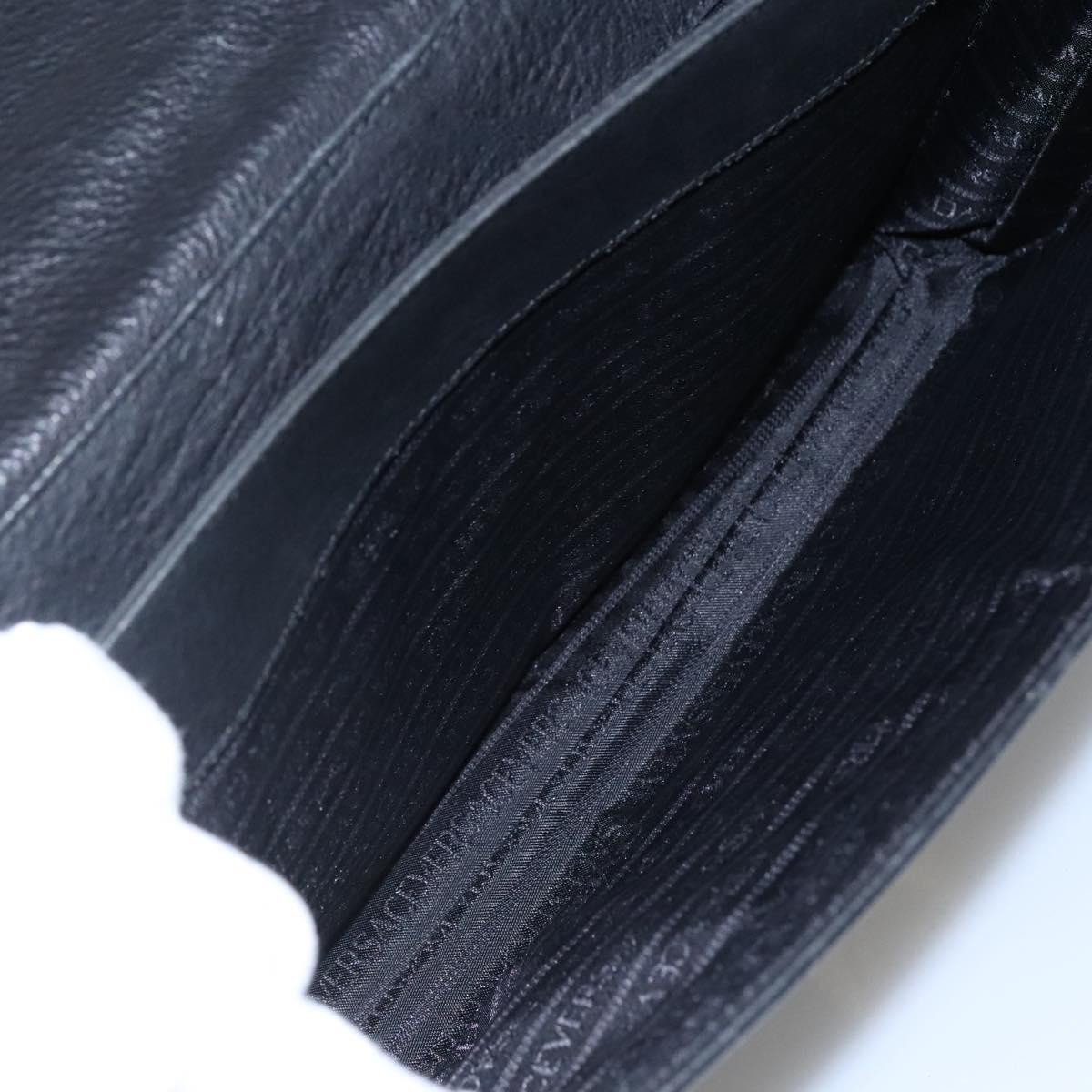 Versace Versace Vintage Sun handbag Leather Zwart