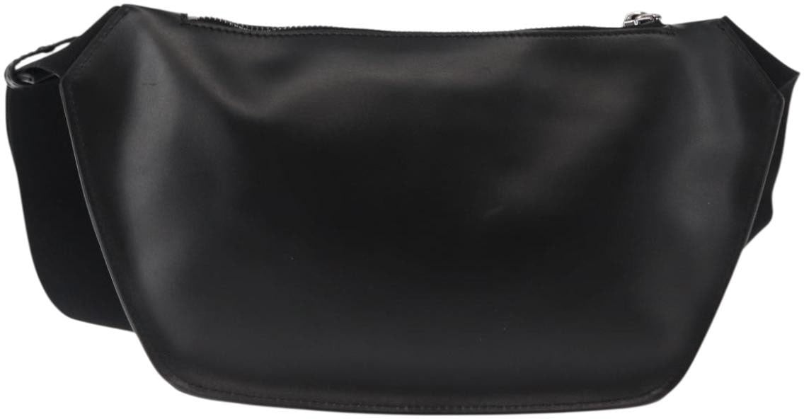Versace Crossbody Pouch Studded Leather Medium Zwart