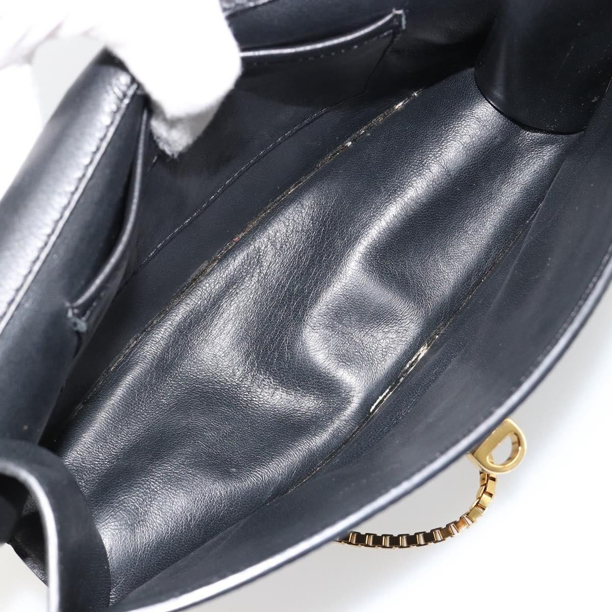 Versace Versace Medusa Flap Chain Bag Leather Zwart