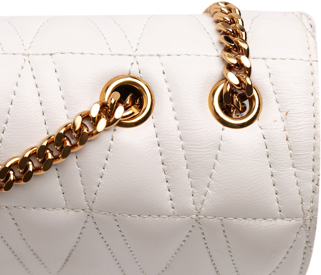 Versace Nappa Leather Virtus V Crossbody Wit